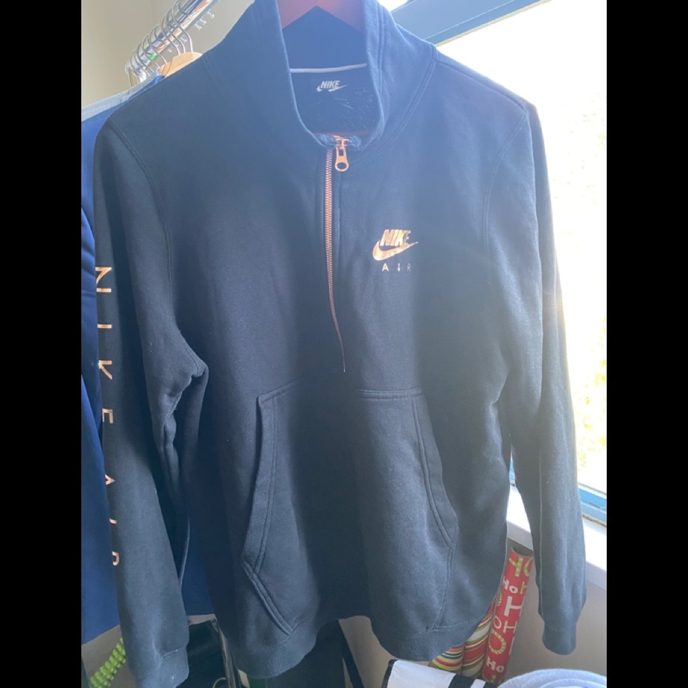 Nike sweat suit blk/rosegold